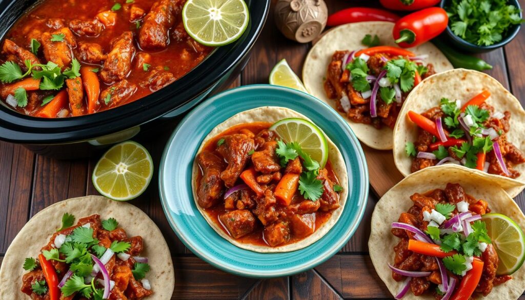 Slow Cooker Birria Tacos