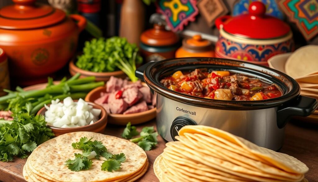 Slow Cooker Birria Tacos