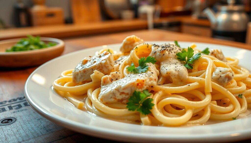 Homemade Chicken Alfredo 