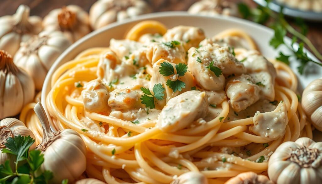 Homemade Chicken Alfredo 