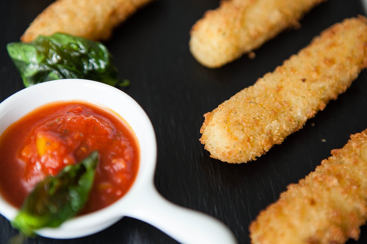 Healthy Mozzarella Sticks