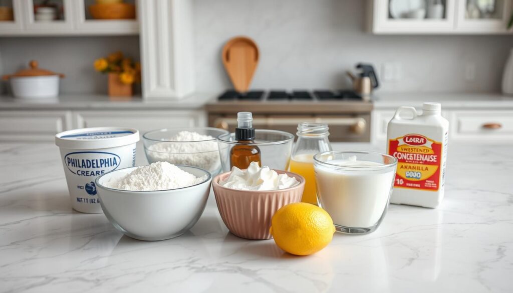 Philadelphia no Bake Cheesecake ingredients